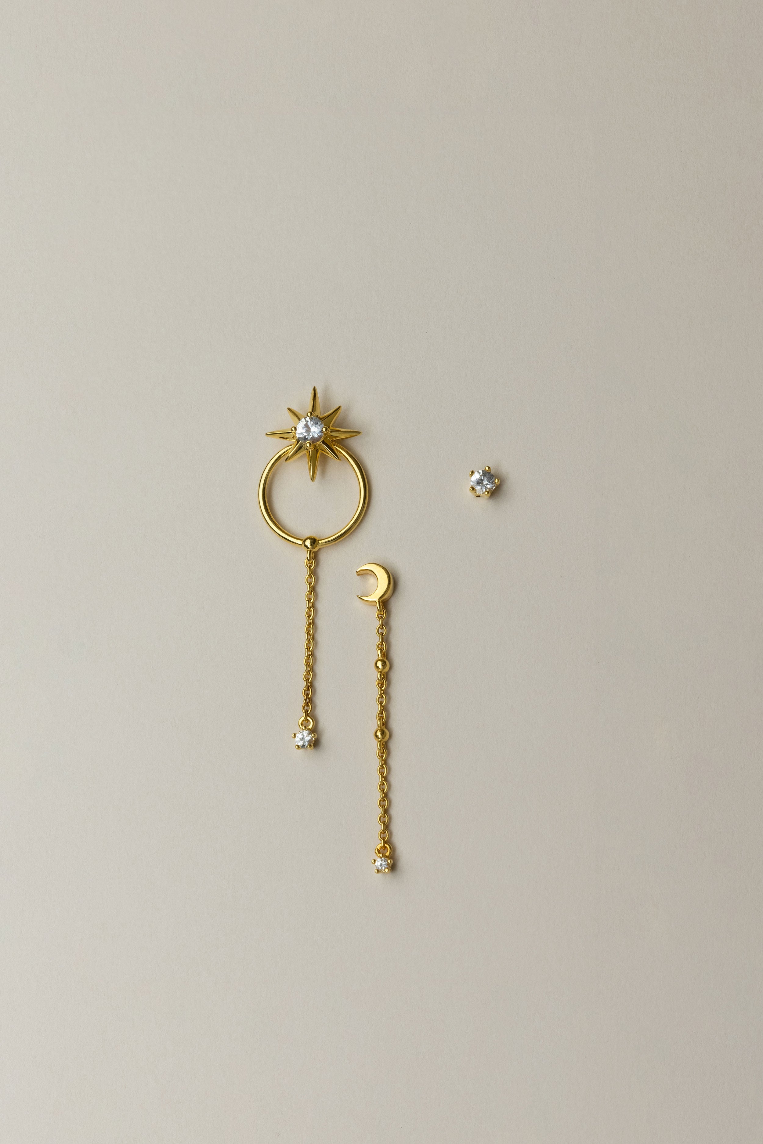 Moon Dangle Earrings