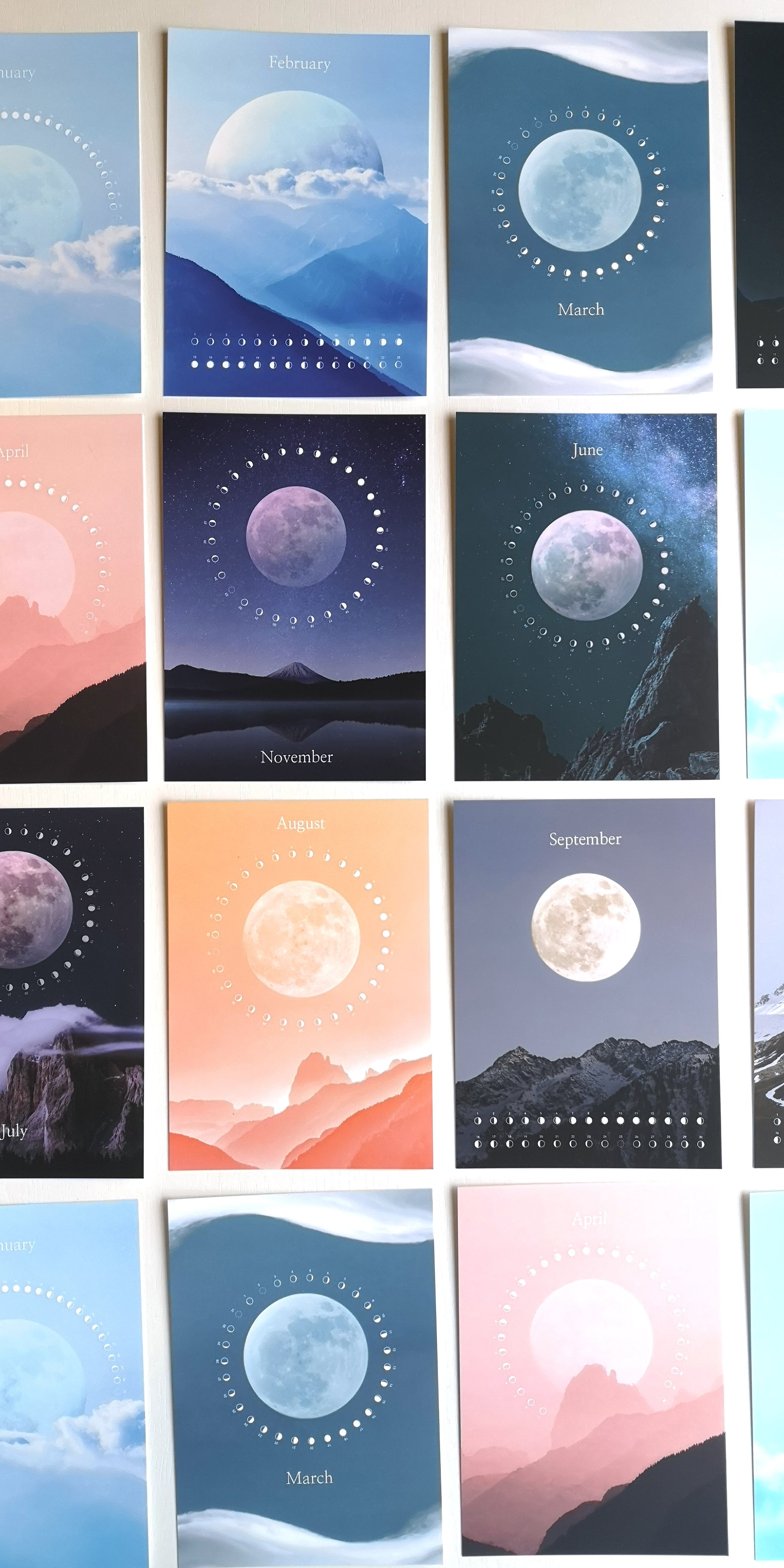 2022 Moon Phase Calendar XL - 11 X 19"
