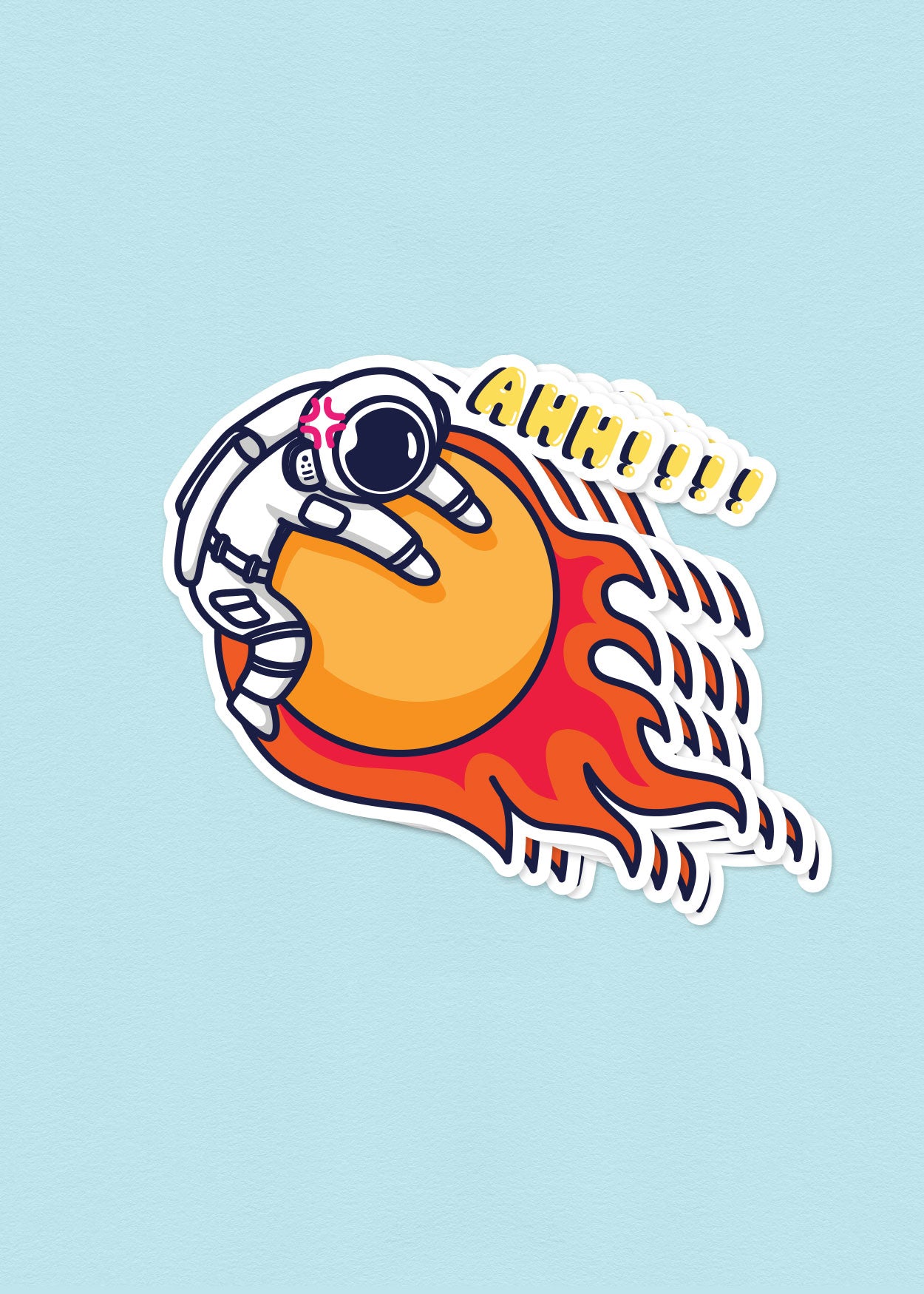 Cosmic Stranger Ahh Sticker