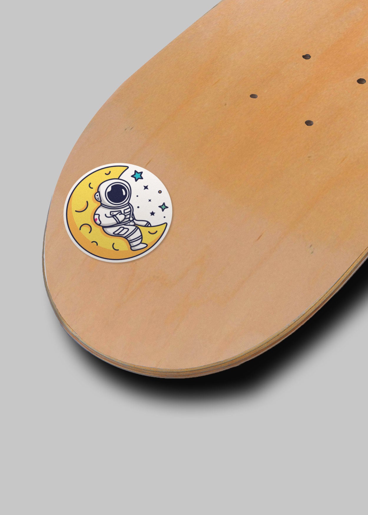 Cosmic Stranger Crescent Moon Sticker