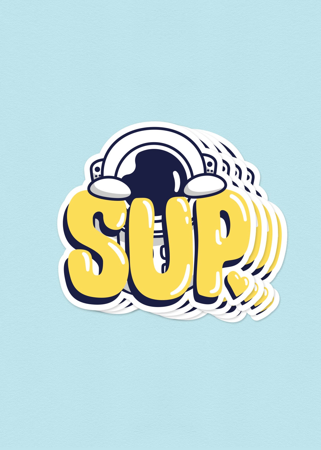 Cosmic Stranger Sup Sticker