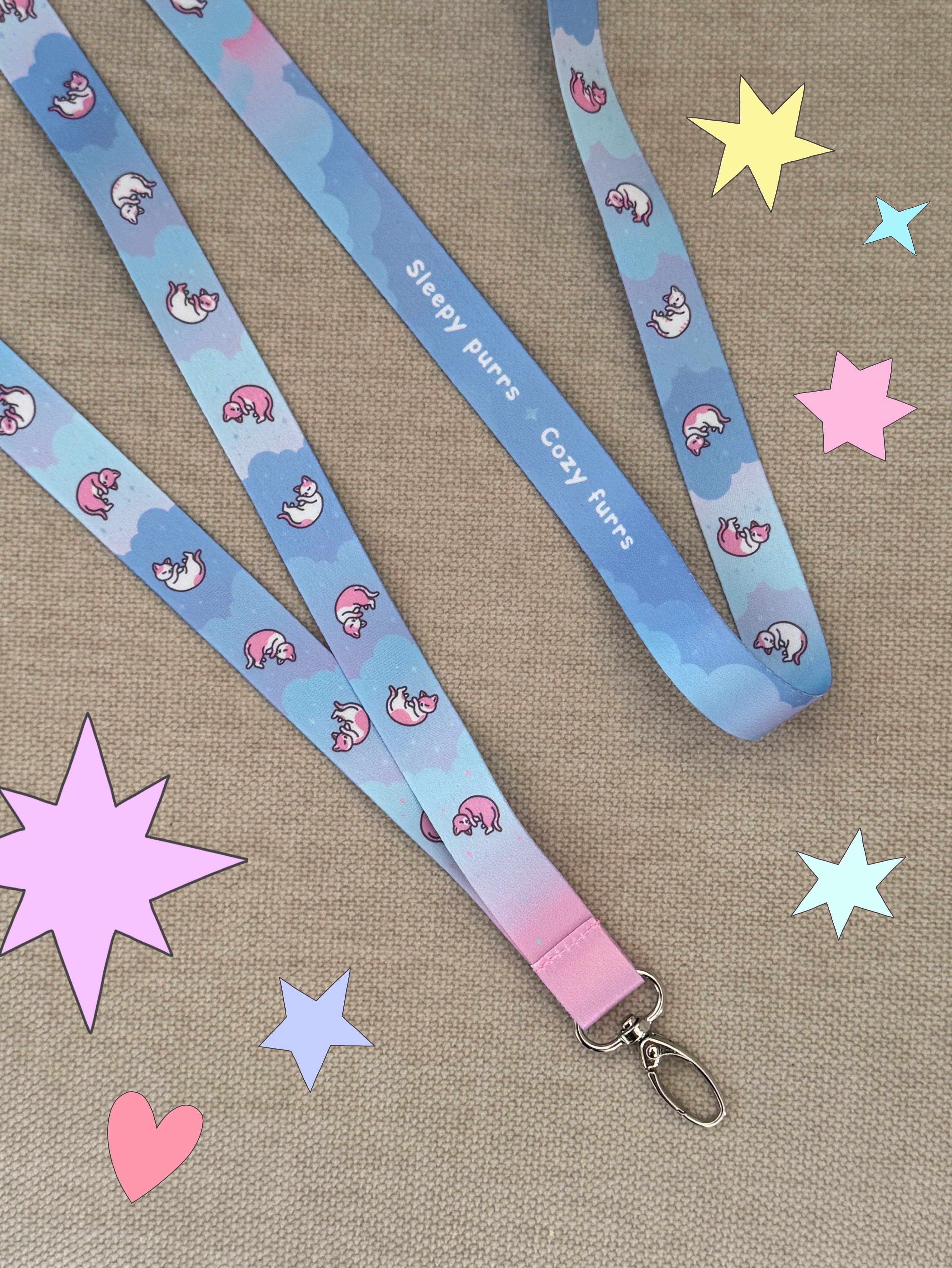 Cat Nap Lanyard