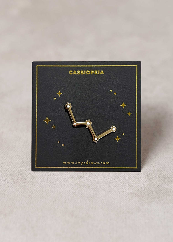 Cassiopeia Constellation Pin