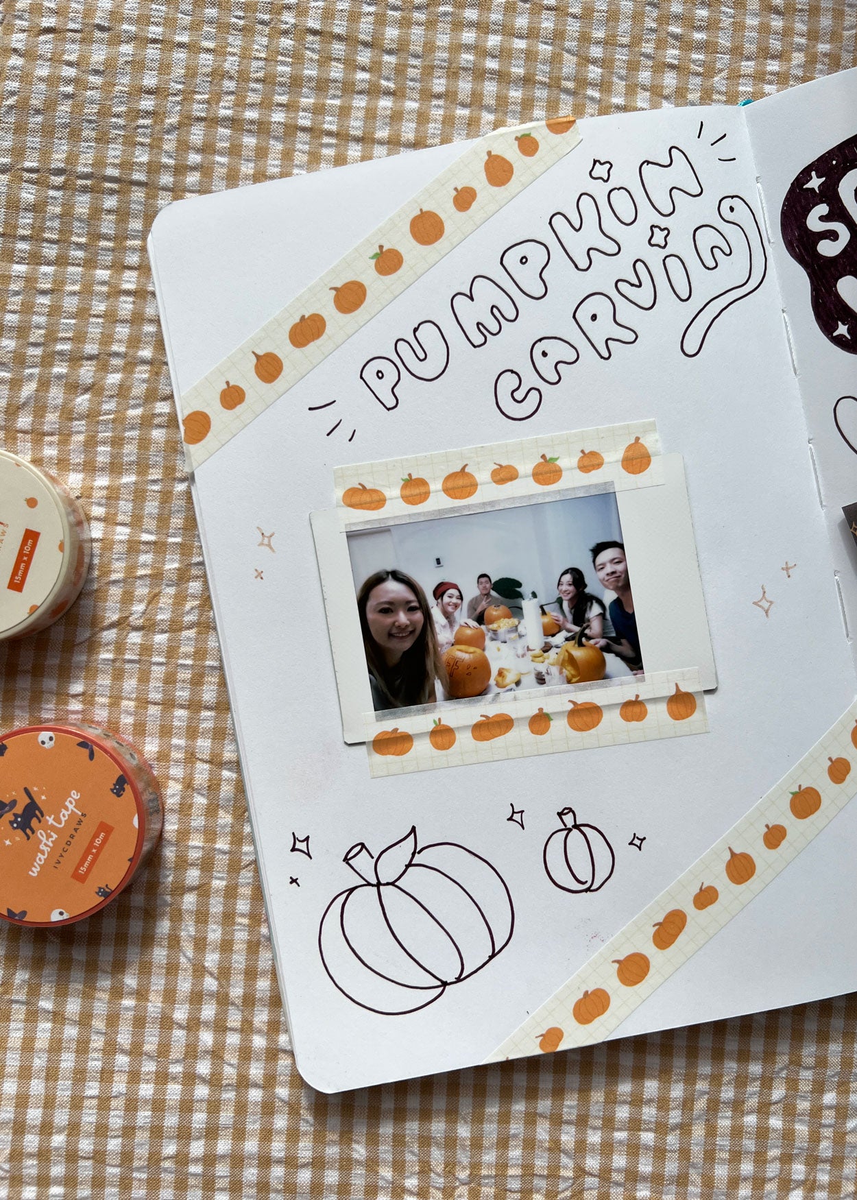 Pumpkin Washi Tape