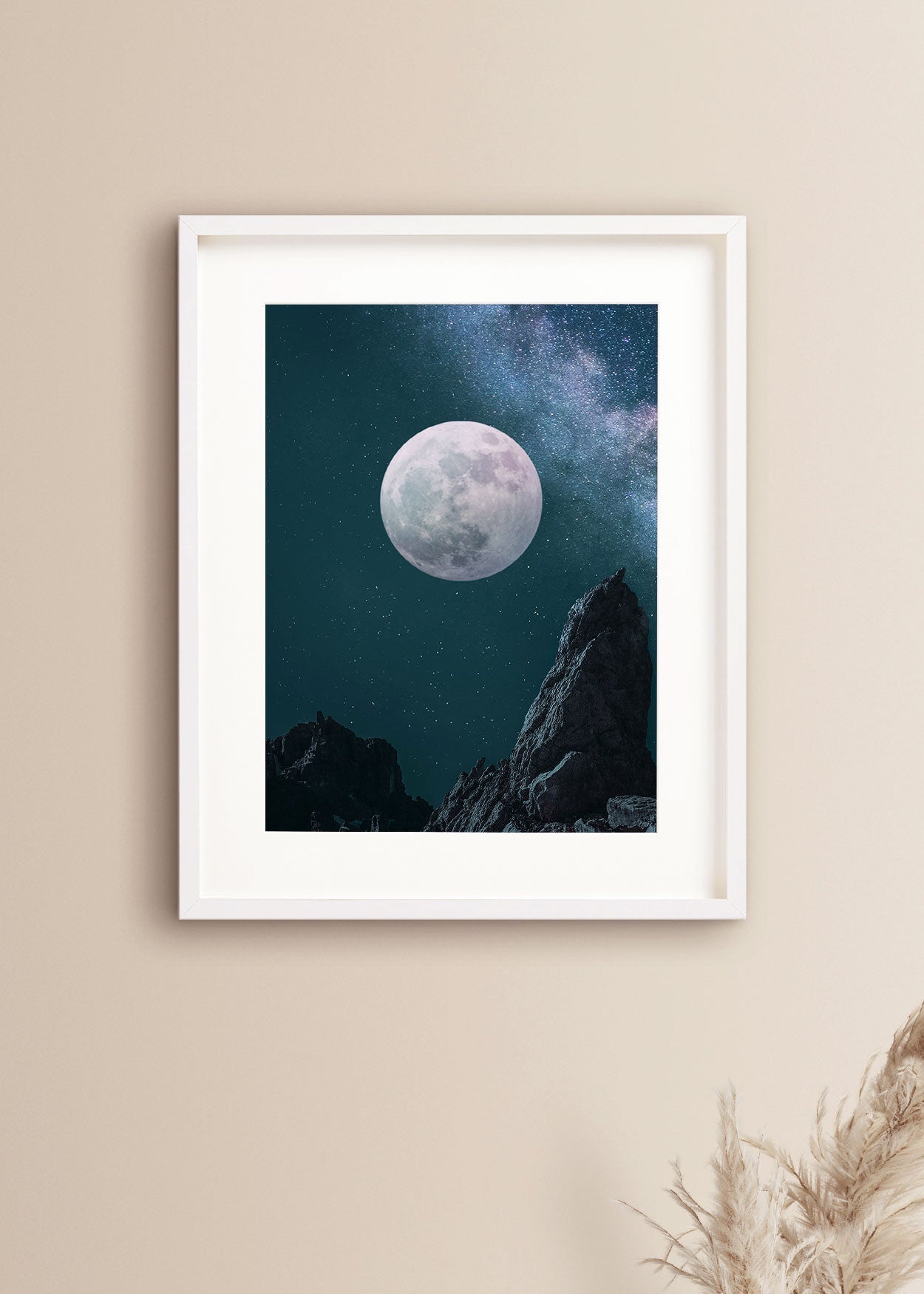 Summer Night Moon Print