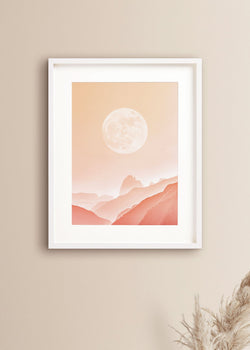 Creamsicle Dream Moon Print