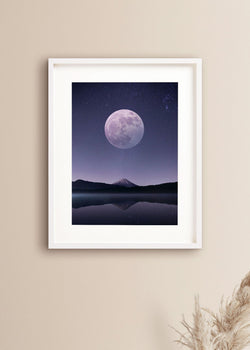 Fuji Moon Print