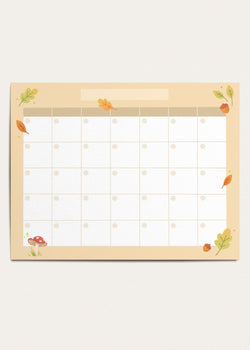 Cozy Calendar Printable