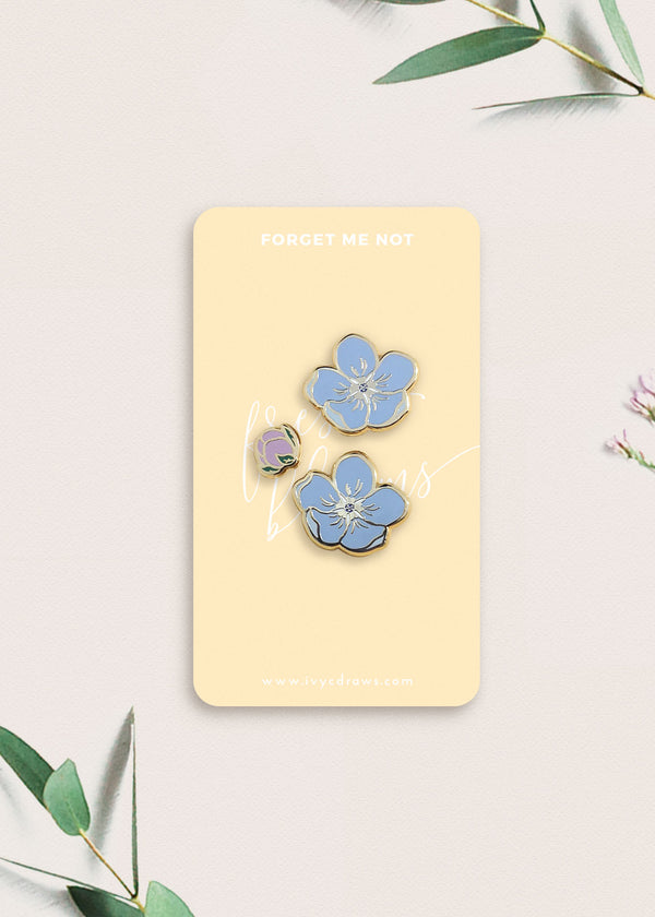 Flowers + Plant Pins – ivycdraws