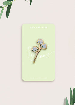 Blue Little Buddies Flower Pin