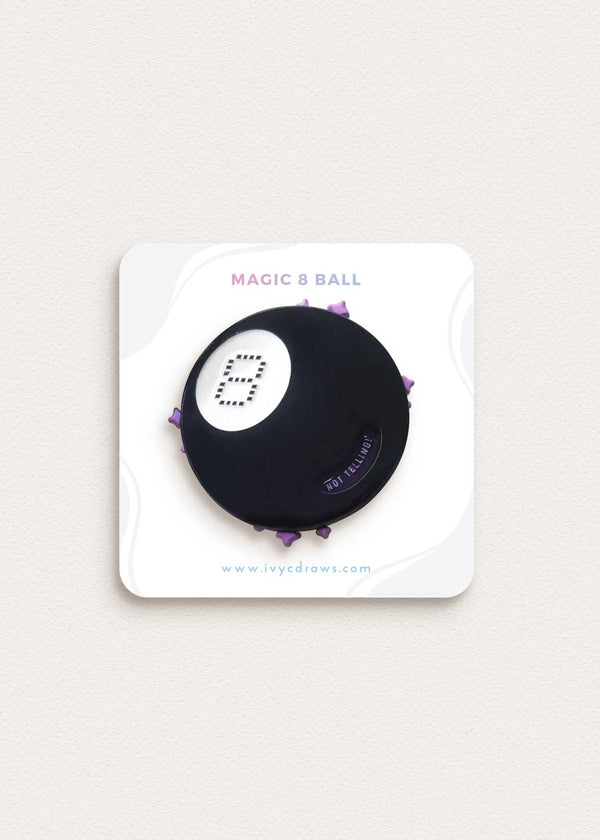 Magic 8 Ball Spinner Pin