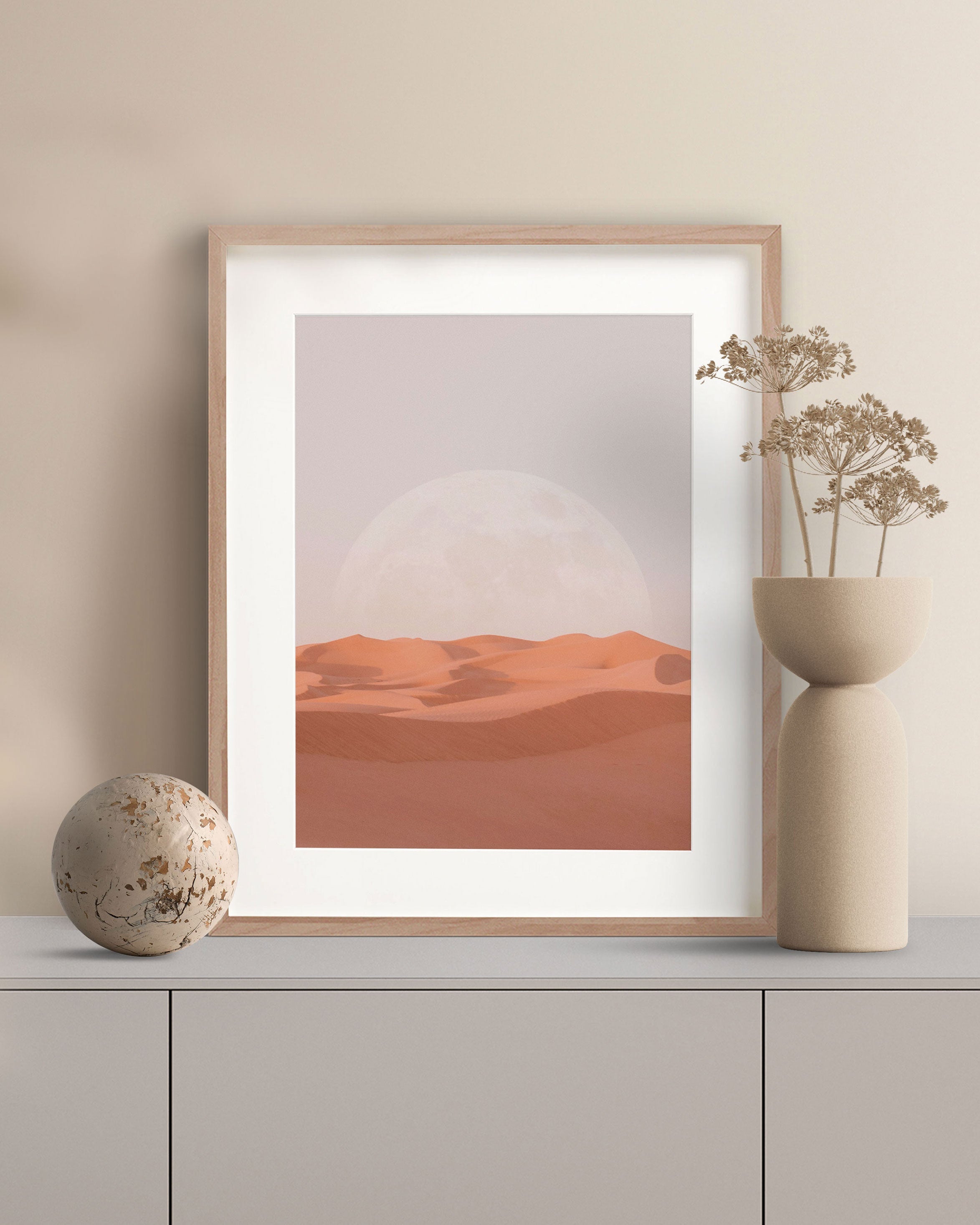 Desert Moon Print