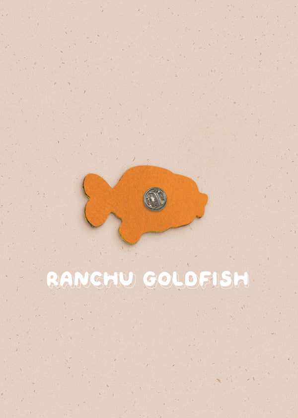 Ranchu Goldfish Pin