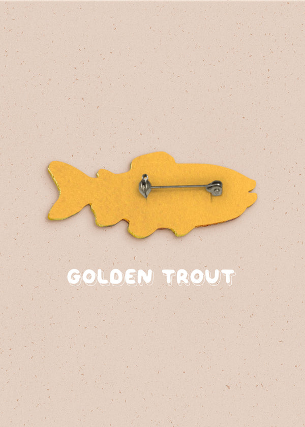 Golden Trout Pin