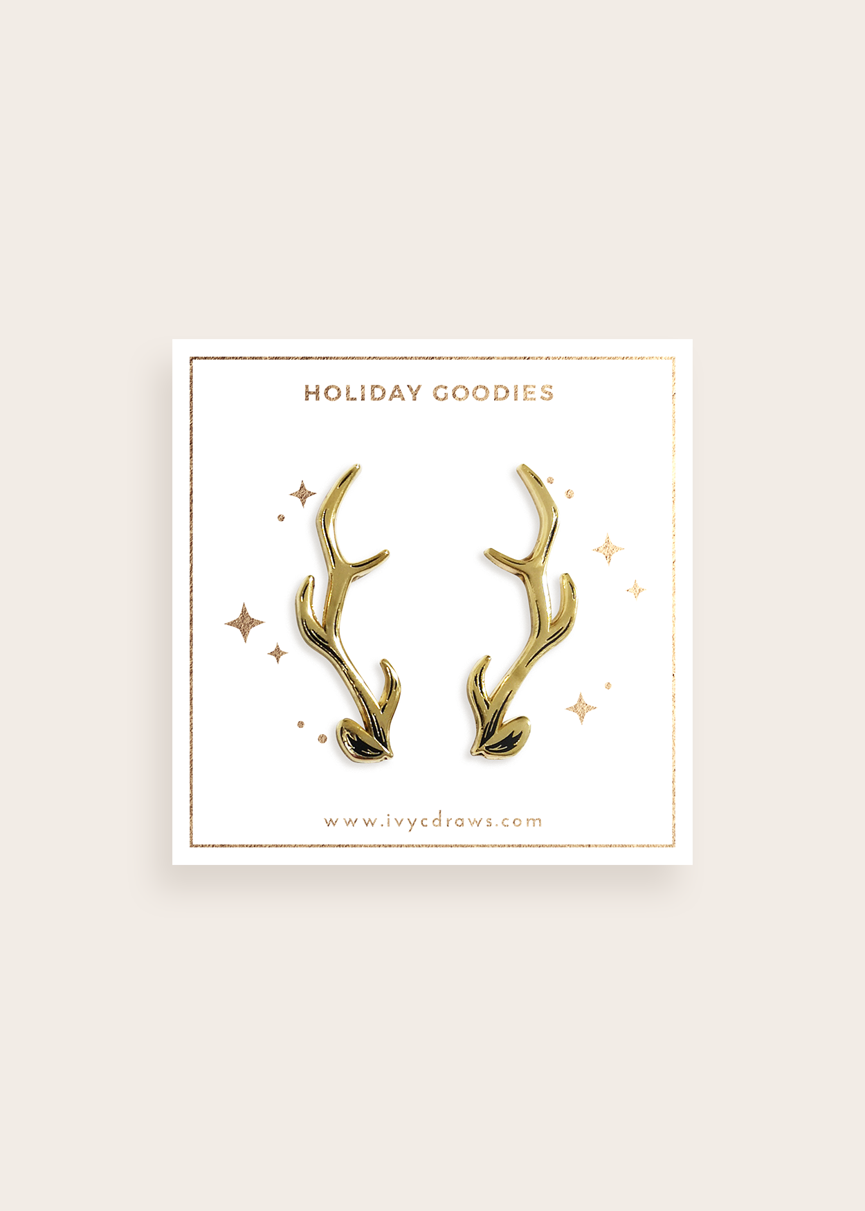 Reindeer Antler Pins