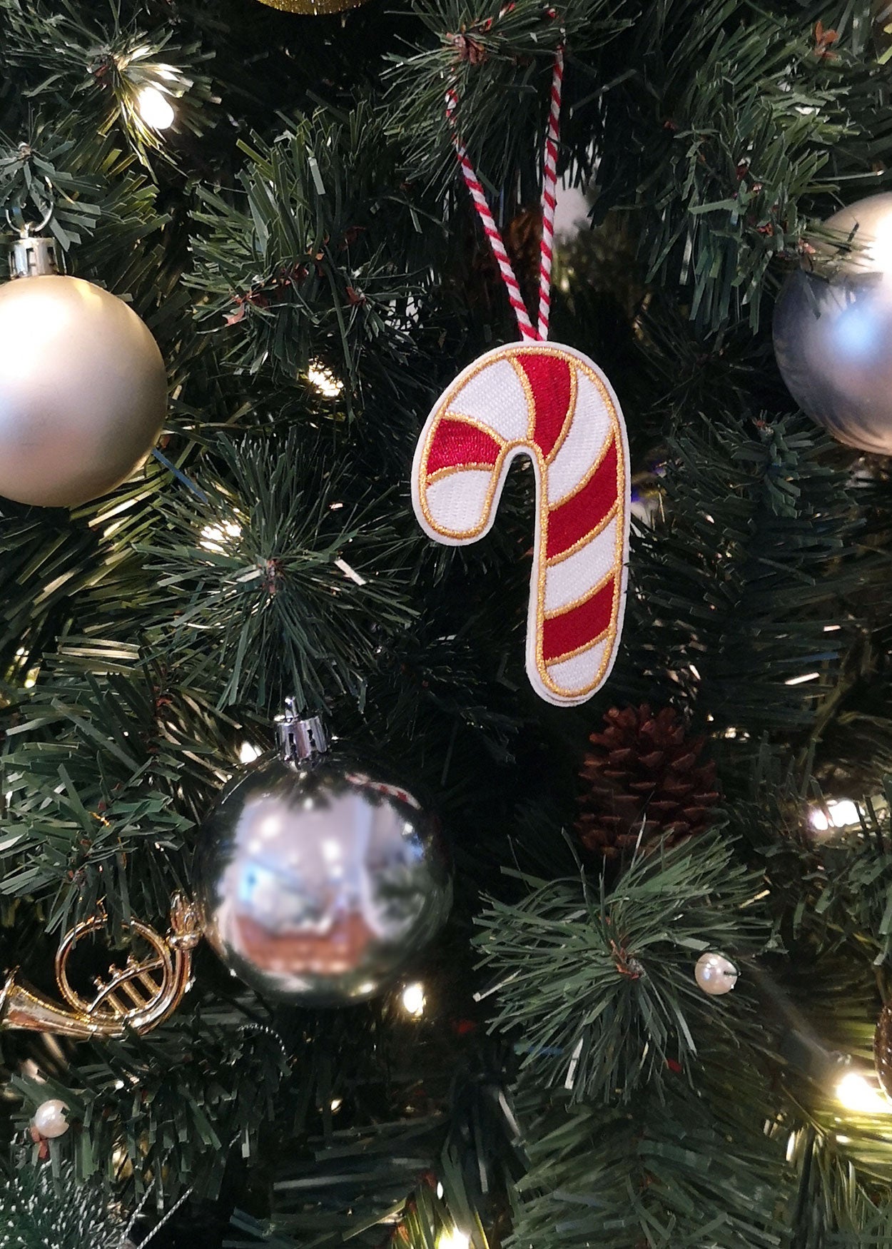 Candy Cane Ornament