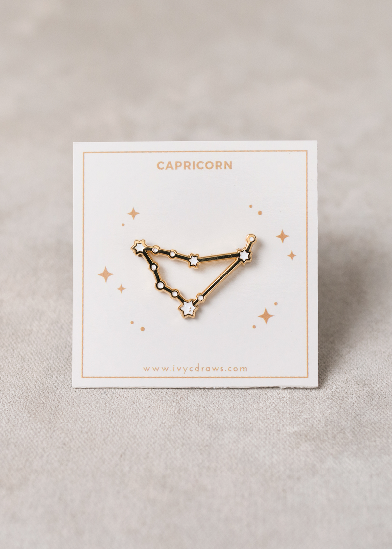 Capricorn Constellation Pin