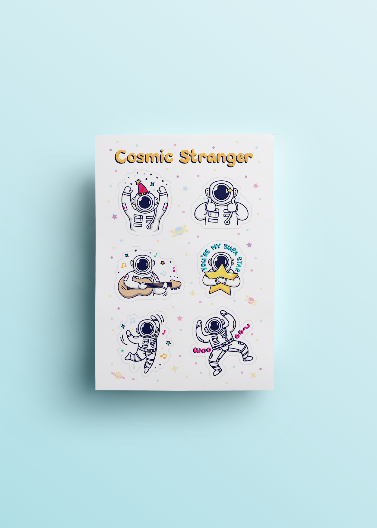 Cosmic Stranger Celebration Sheet