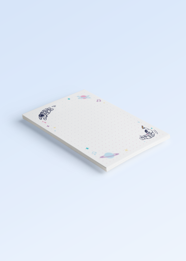 Cosmic Stranger Dotted Notepad