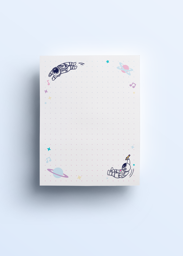Cosmic Stranger Dotted Notepad