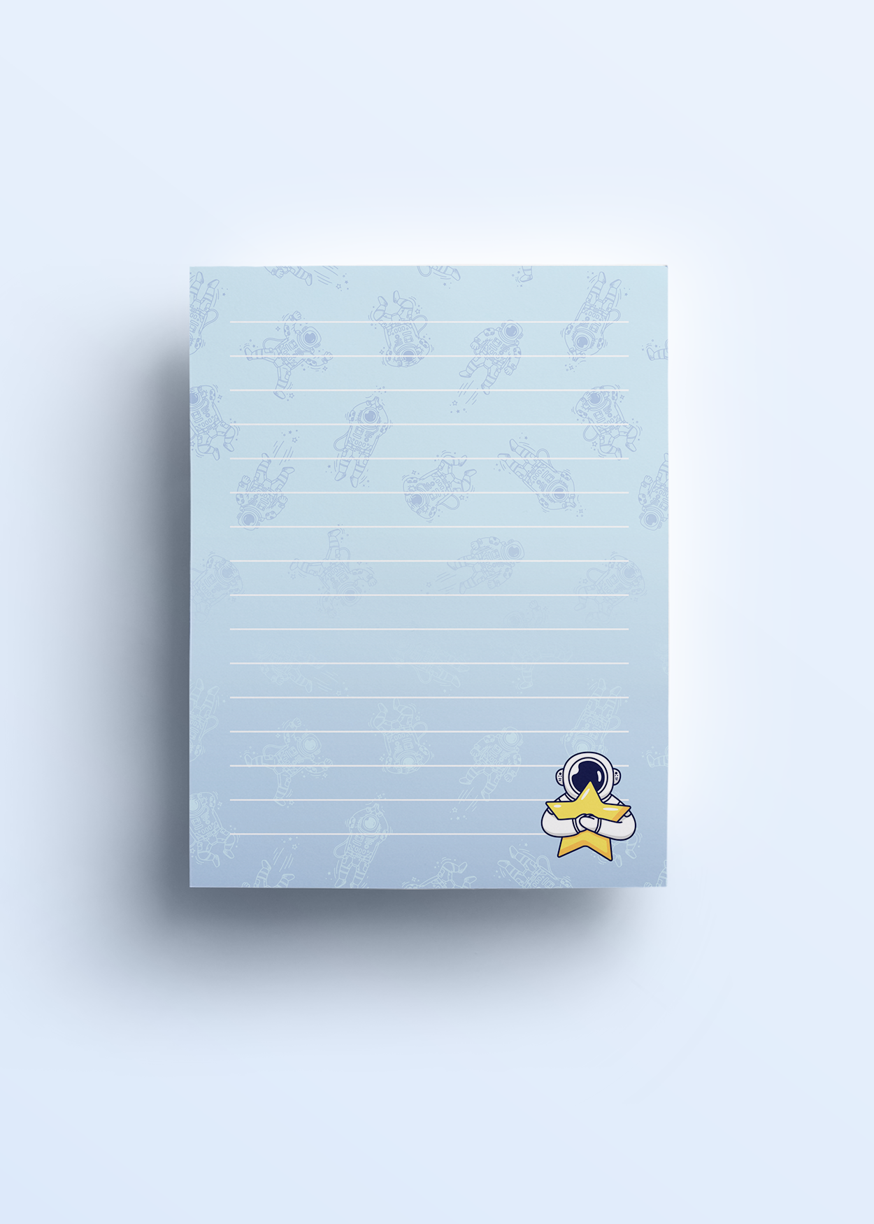 Cosmic Stranger Lined Notepad