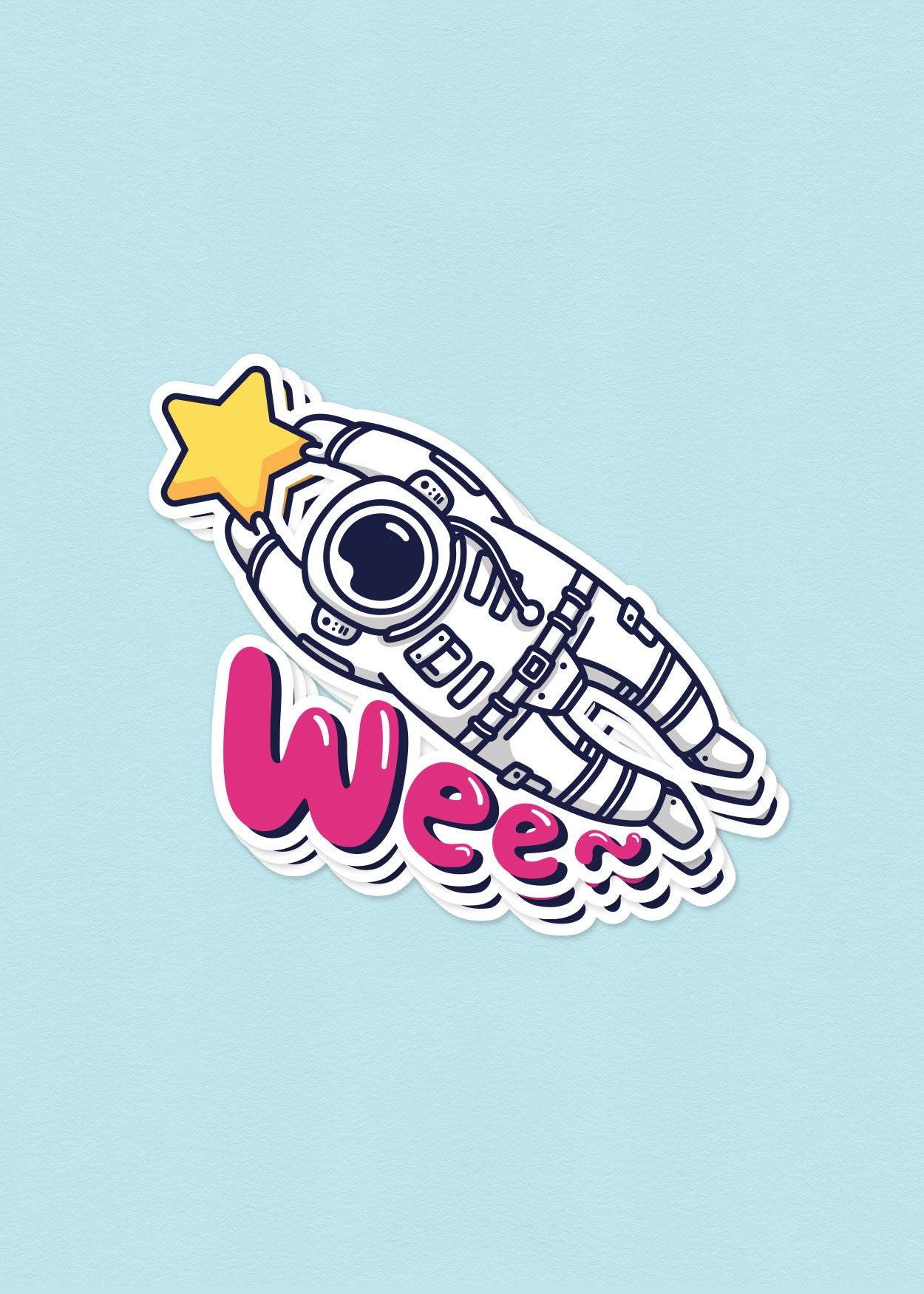 Cosmic Stranger Wee Sticker