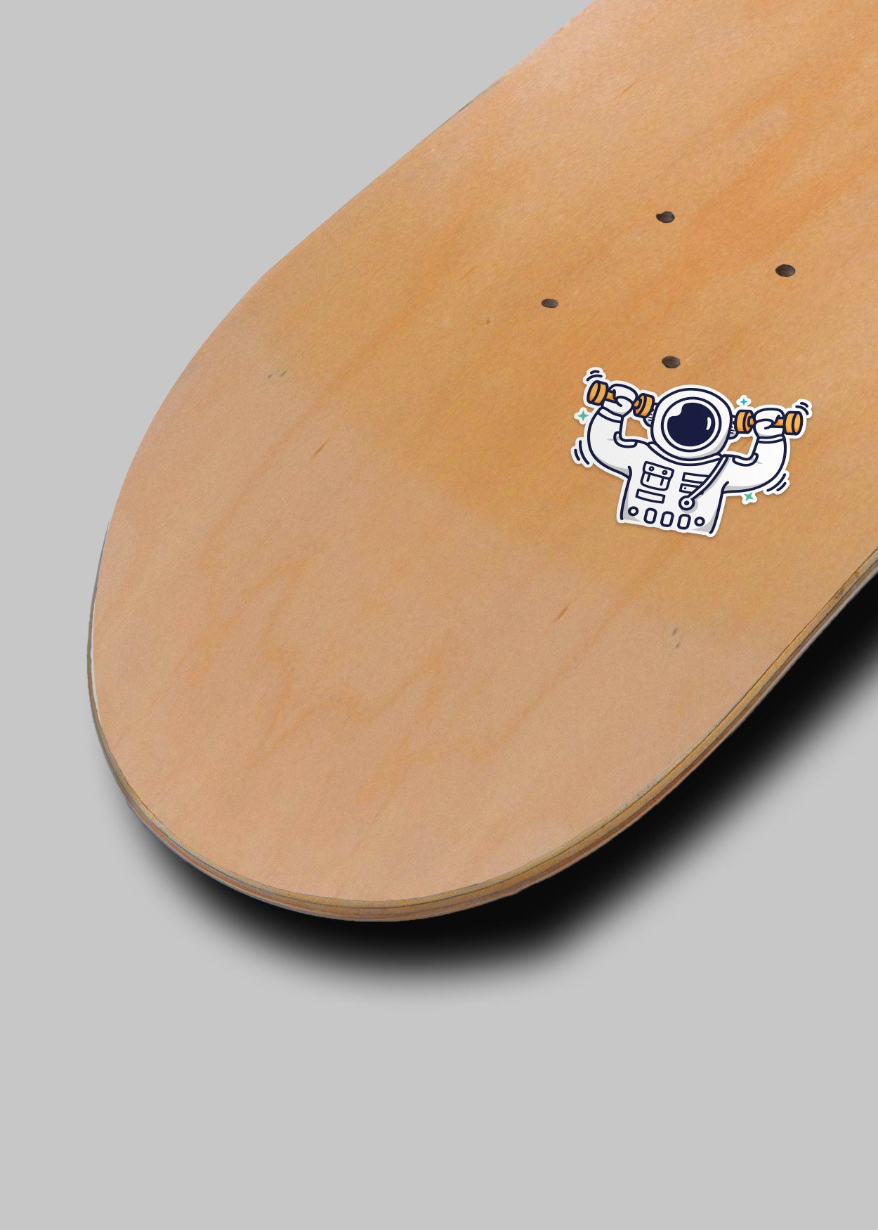 Cosmic Stranger Working Out Sticker