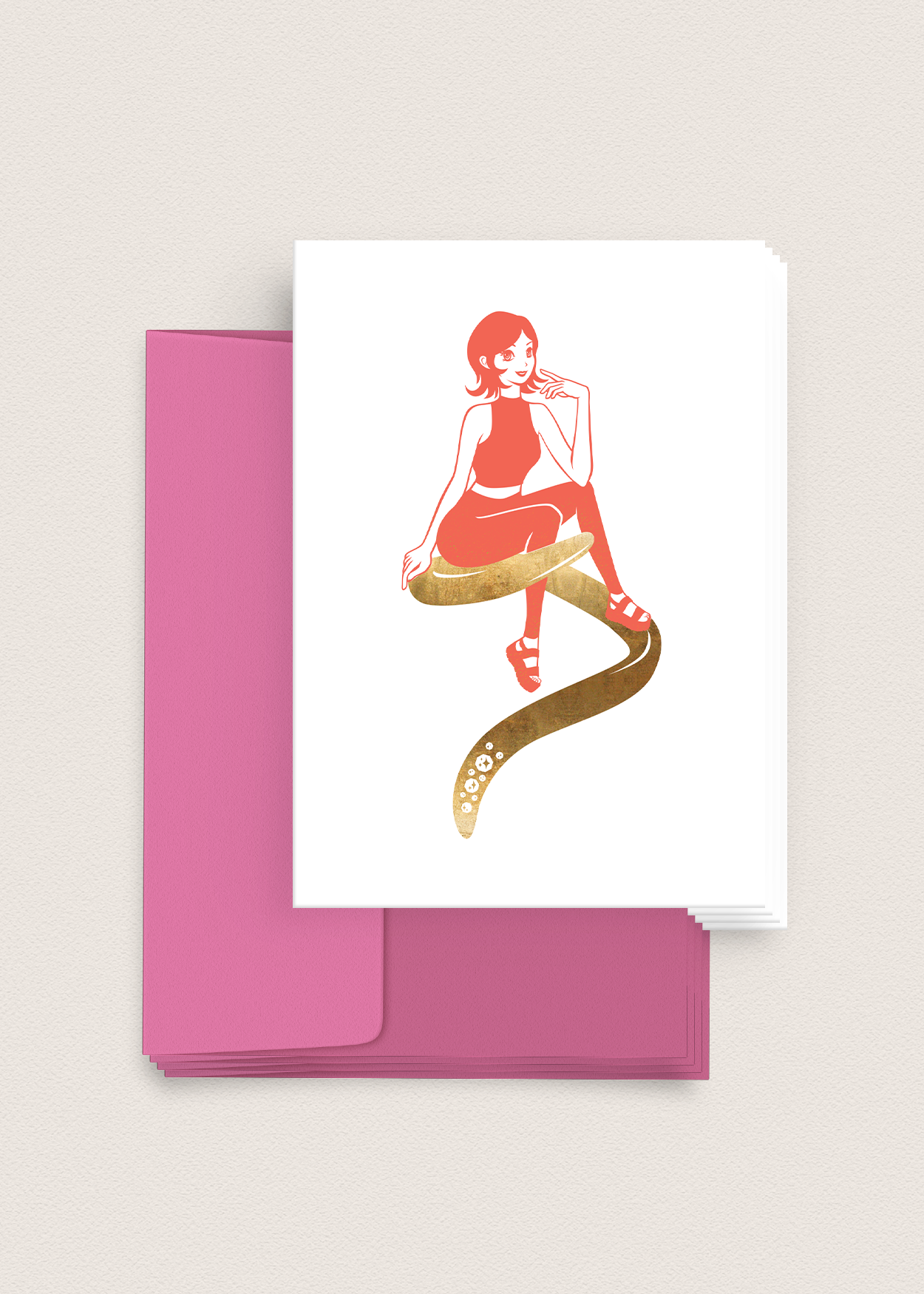 Greeting Card - Girl Boss