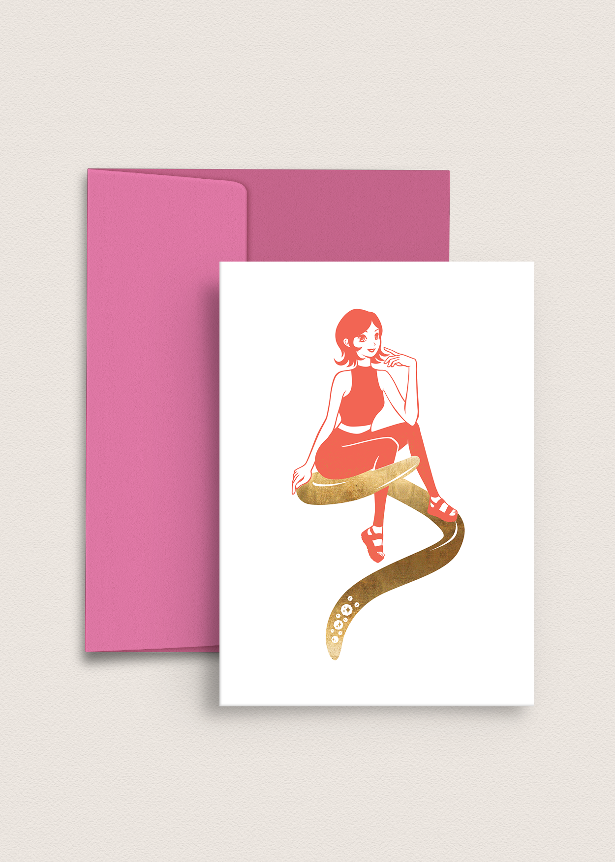 Greeting Card - Girl Boss