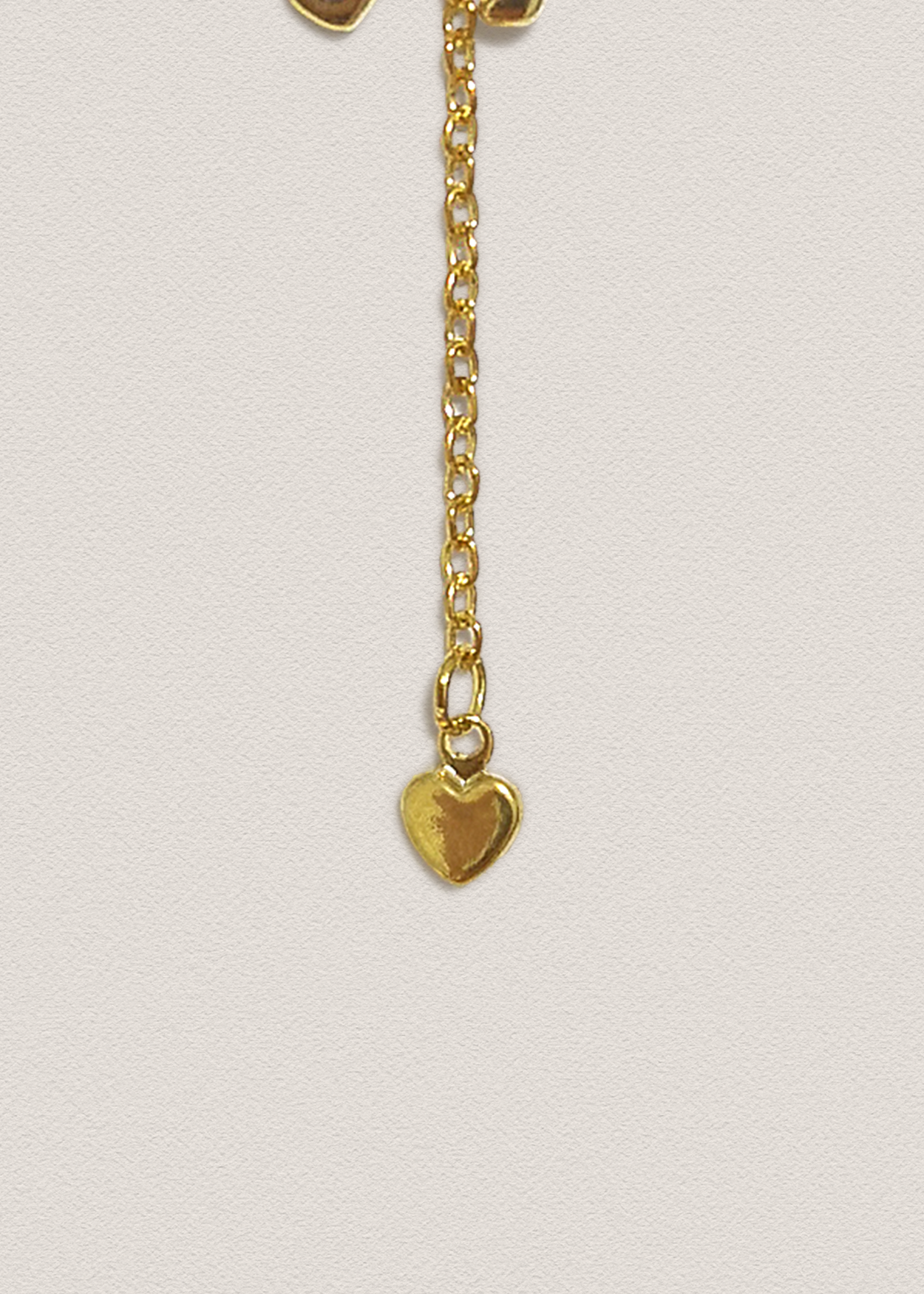 Gold Heart Pin Charm