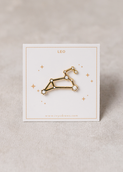 Leo Constellation Pin