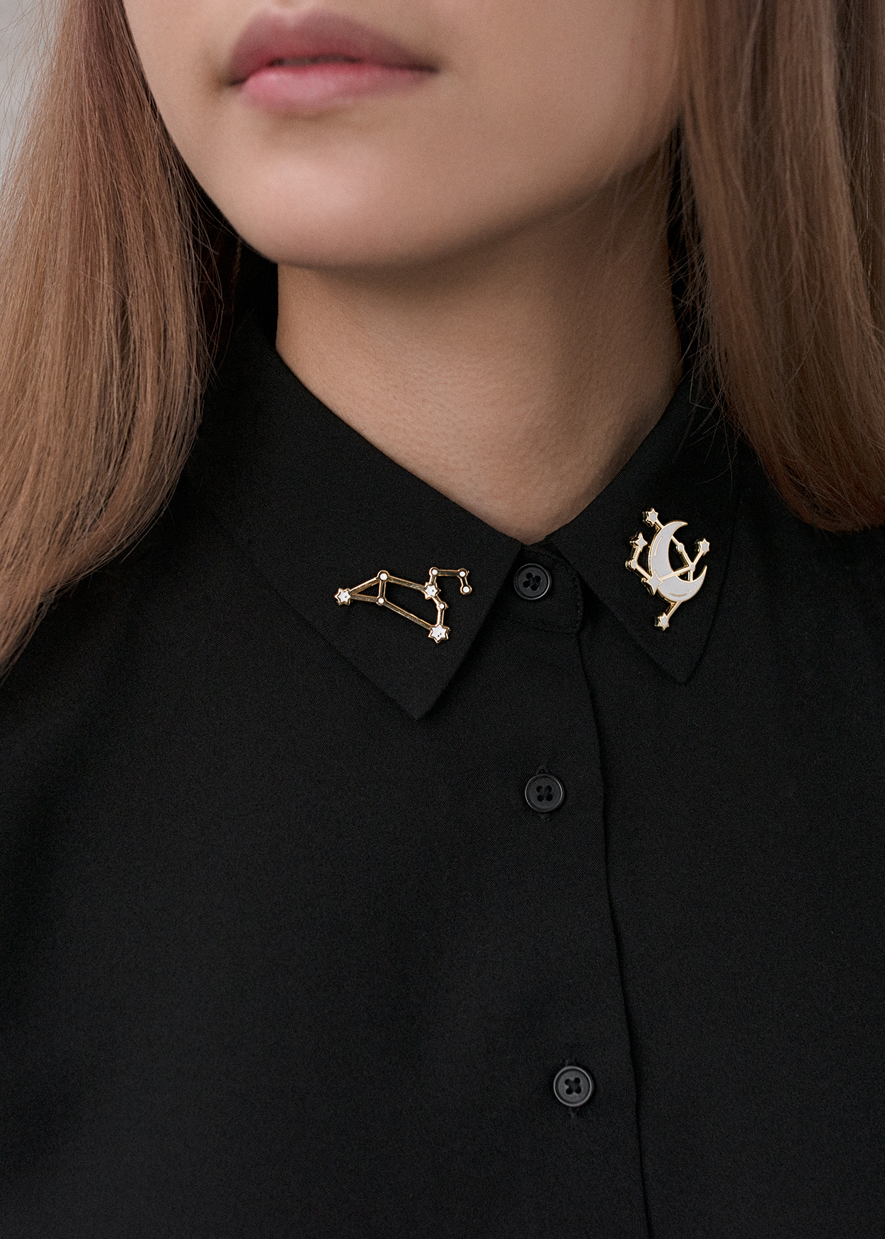 Leo Constellation Pin