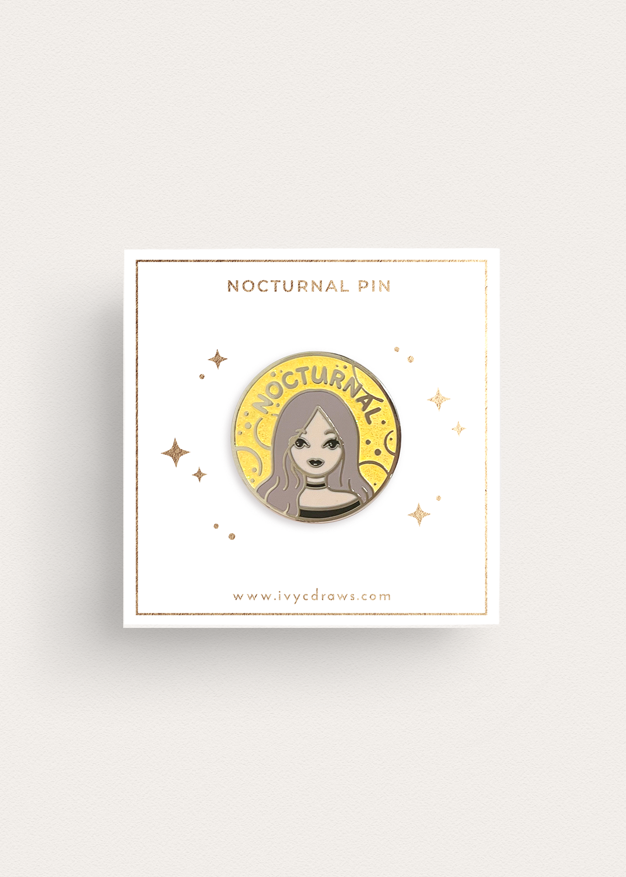 Nocturnal Pin (New Color!)