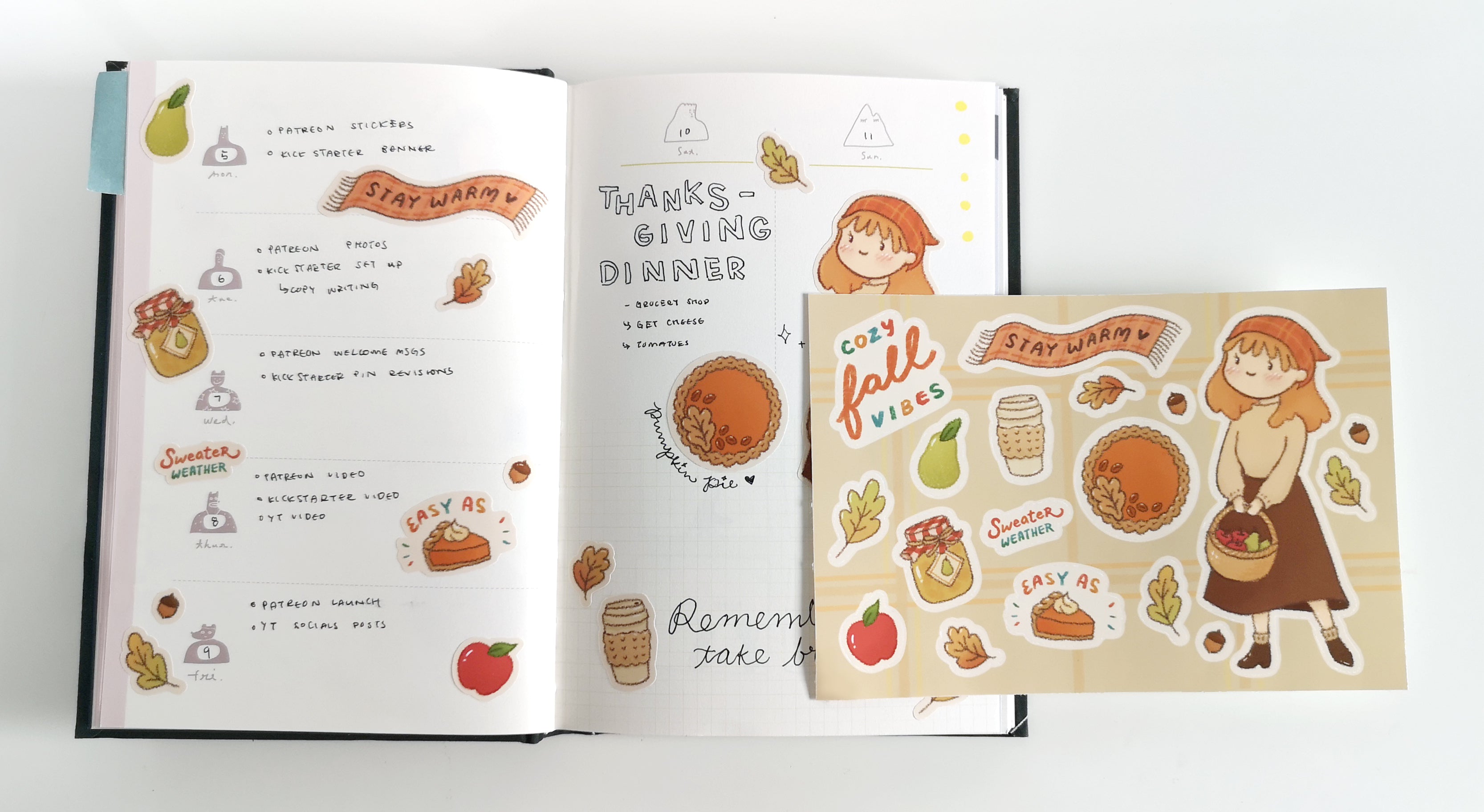 Cozy Fall Sticker Sheet