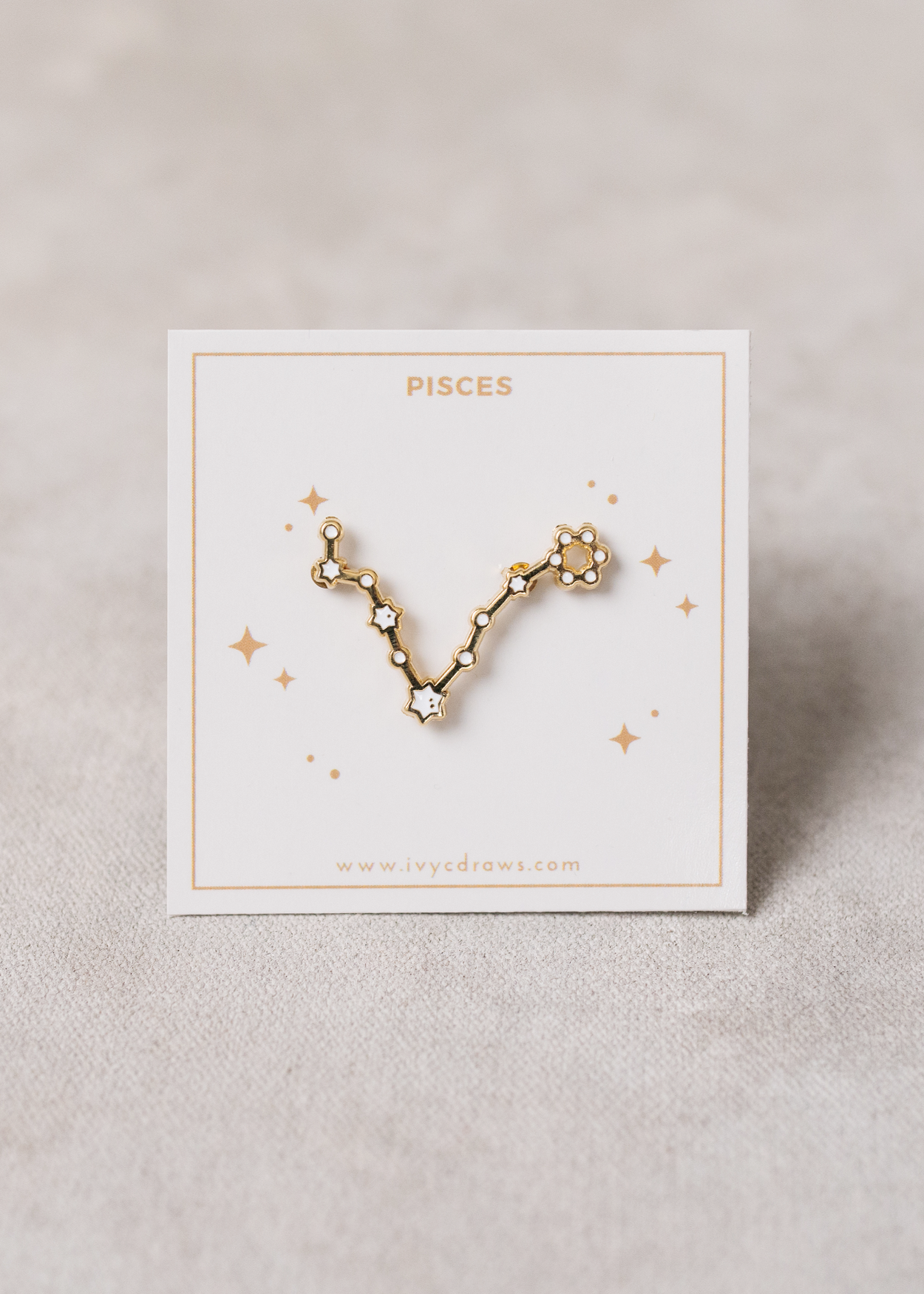 Pisces Constellation Pin