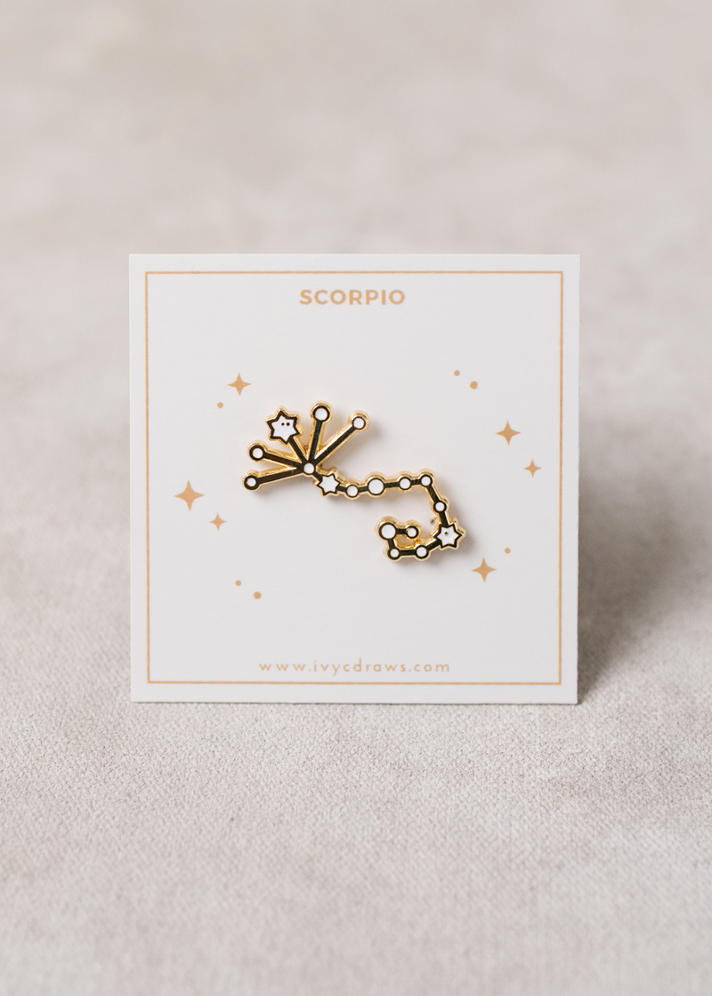Scorpio Constellation Pin