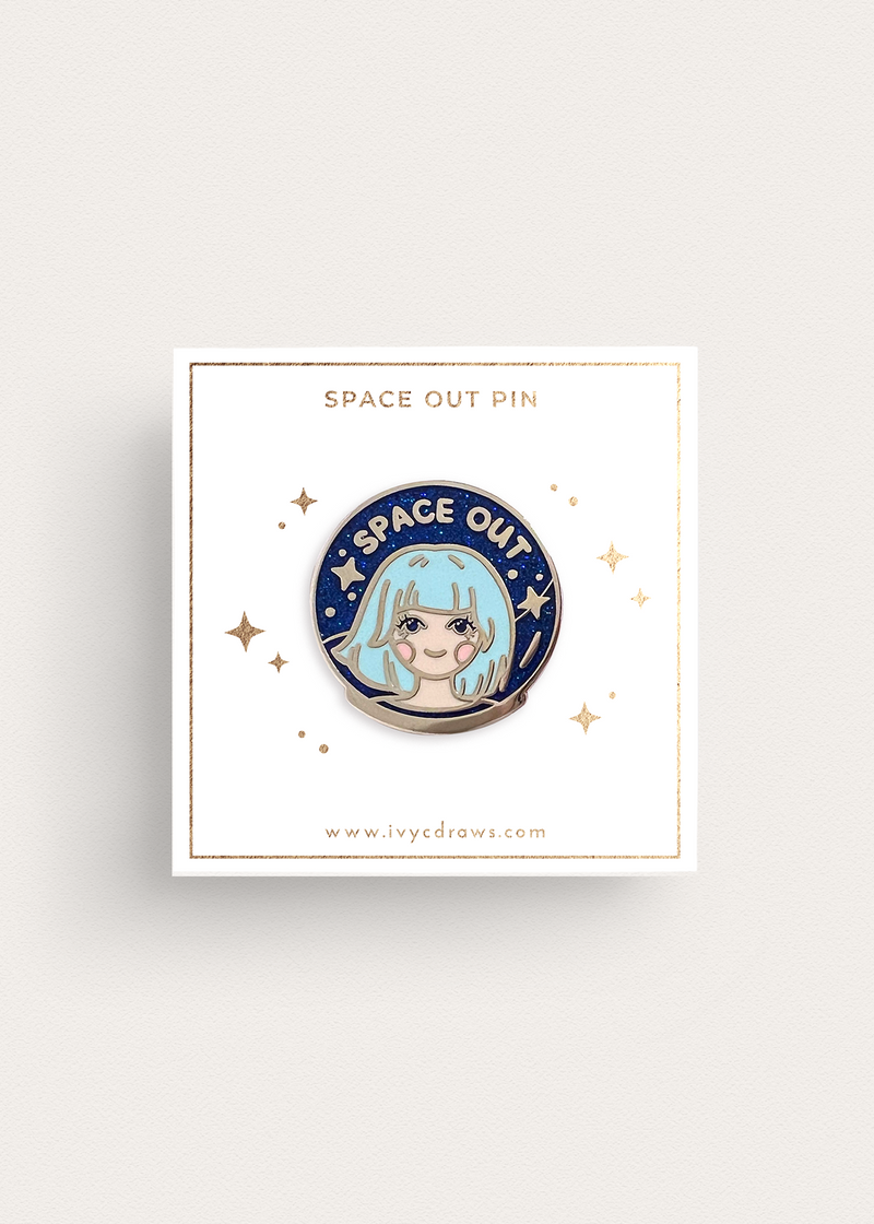 Space Out Pin (New Color!)