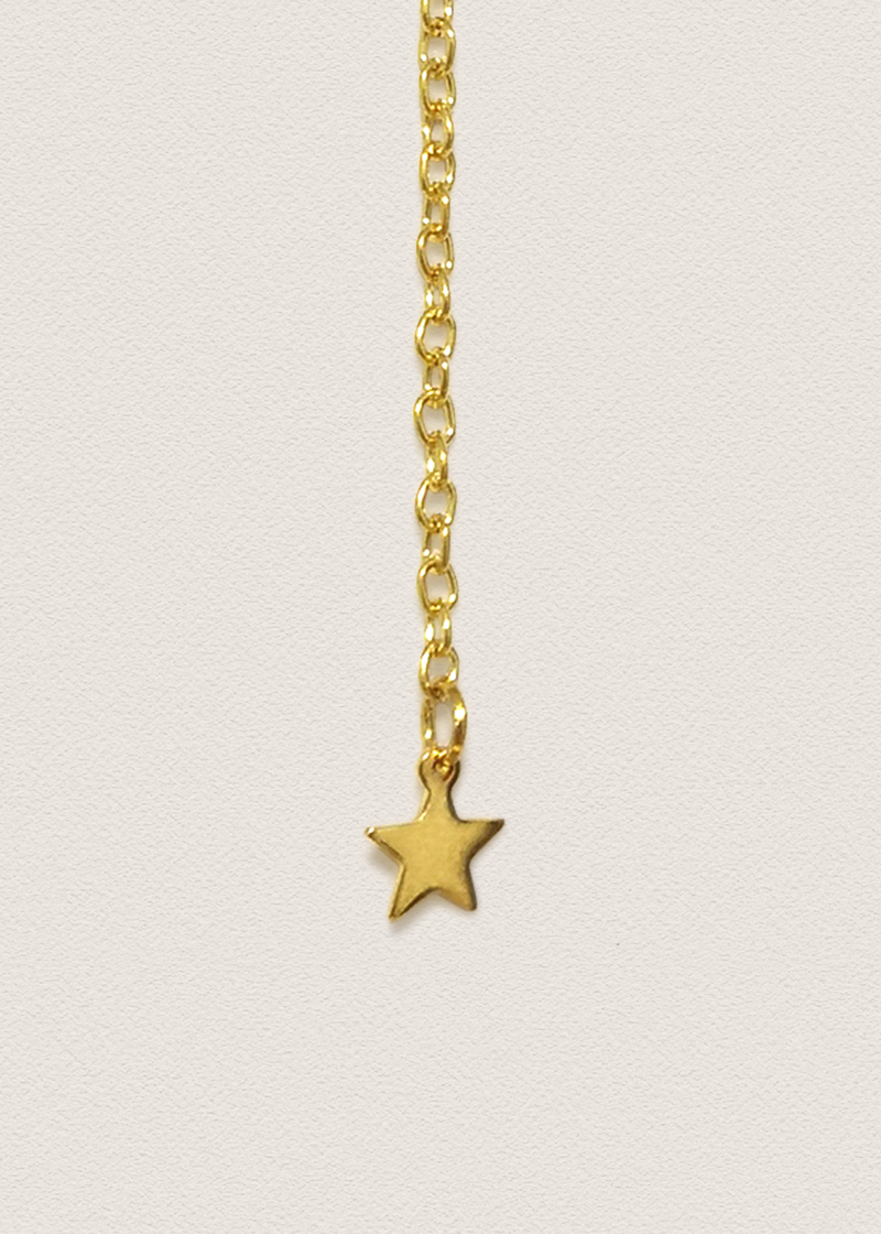 Gold Star Pin Charm