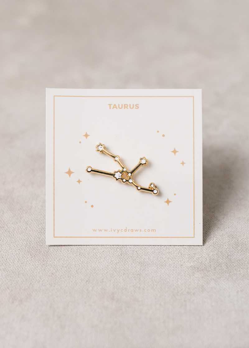 Taurus Constellation Pin