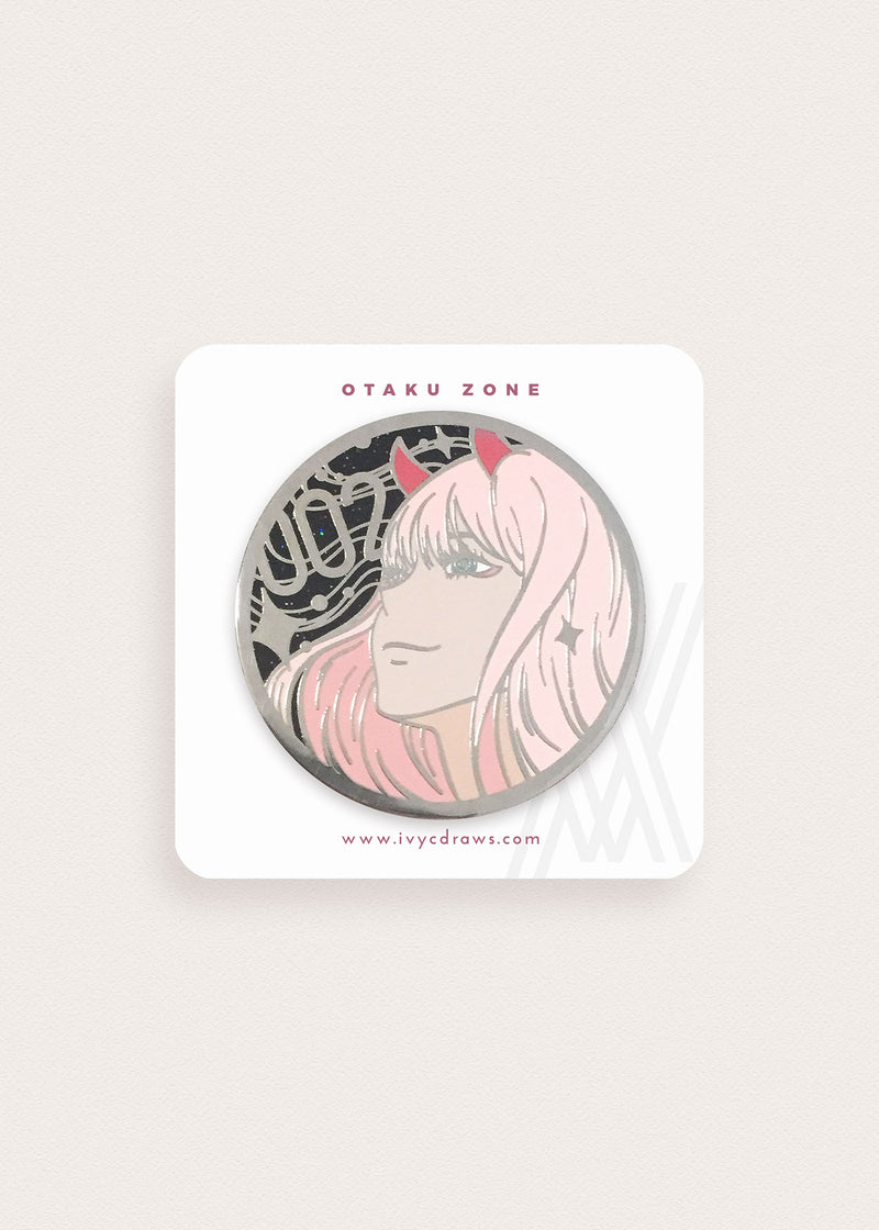 002 Anime Girl pin